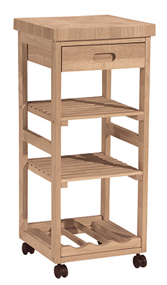 Small Butcher Block Cart