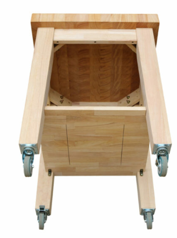 Large Butcher Block Cart