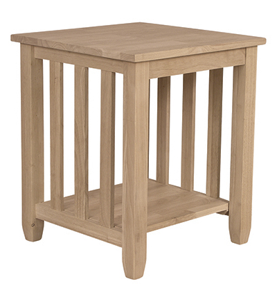 Mission End Table