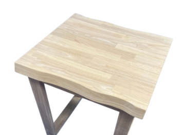 'Live Edge' End Table