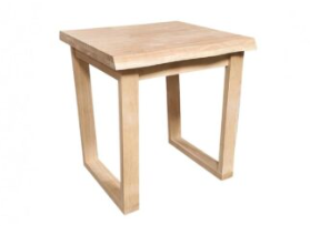 'Live Edge' End Table