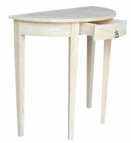 Half Round Table