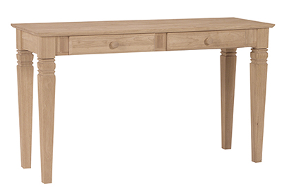 Java Deep Sofa Table w/ Drawers