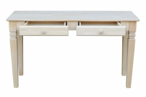 Java Deep Sofa Table w/ Drawers