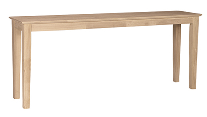 Extra Long Shaker Sofa Table