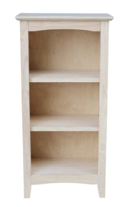 Parawood 18"W x 36"H Shaker Bookcase