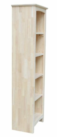 Parawood 18"W x 60"H Shaker Bookcase