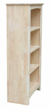 Parawood 24"W x 48"H Shaker Bookcase