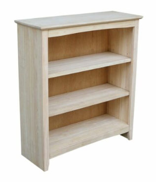 Parawood 32"W x 36"H Shaker Bookcase