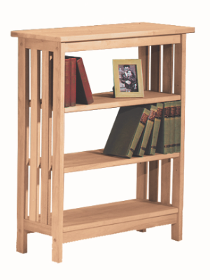Parawood 30"W x 36"H Mission Bookcase