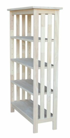 Parawood 30"W x 48"H Mission Bookcase