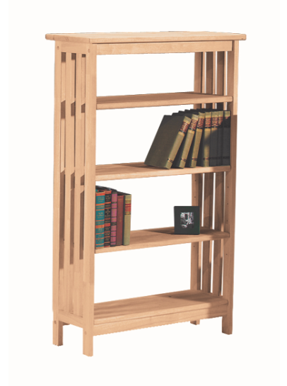 Parawood 30"W x 48"H Mission Bookcase