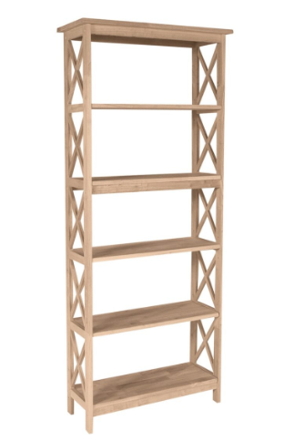 Parawood 30"W x 72"H Hampton Bookcase