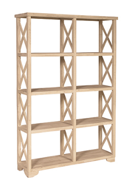 Parawood 47"W x 72"H Hampton Room Divider Bookcase