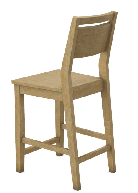 Aspen Panel Back Counter Stool - 24"