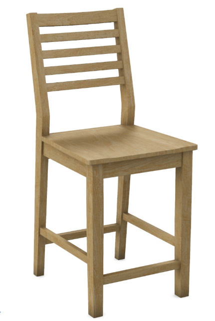 Aspen Slat Back Counter Stool - 24"