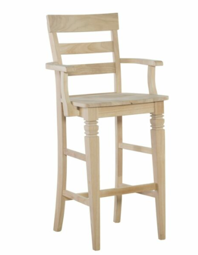 Java Bar Stool w/ Arms - 30"