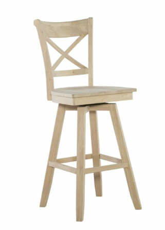 Charlotte Swivel Bar Stool - 30"