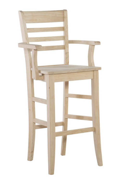 Roma Bar Stool w/ Arms - 30"