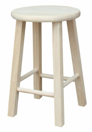 Round Top Dining Stool - 18"