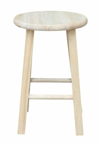 Round Top Dining Stool - 18"