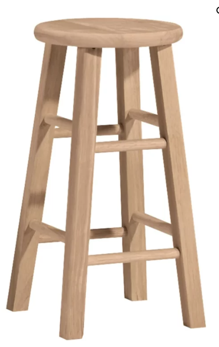 Round Top Counter Stool - 24"