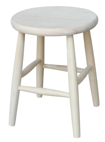 Scoop Seat Dining Stool - 18"