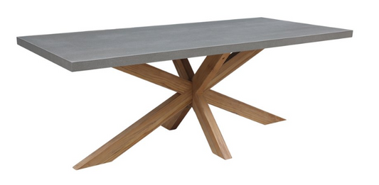 Shenandoah Outdoor Rectangular Dining Table - 'Gray'