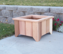 Medium-Low Square Planter Box
