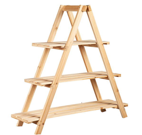 3-Tier Outdoor Planter Shelves
