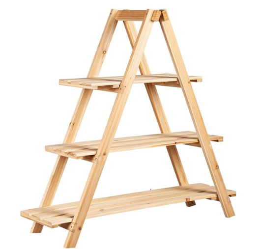 3-Tier Outdoor Planter Shelves