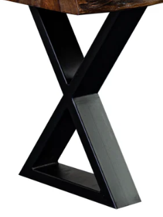Manzanita Live Edge Dining Bench - "Midnight"