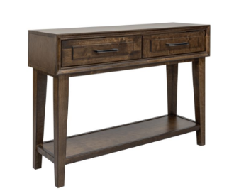 Pecan Sofa Table