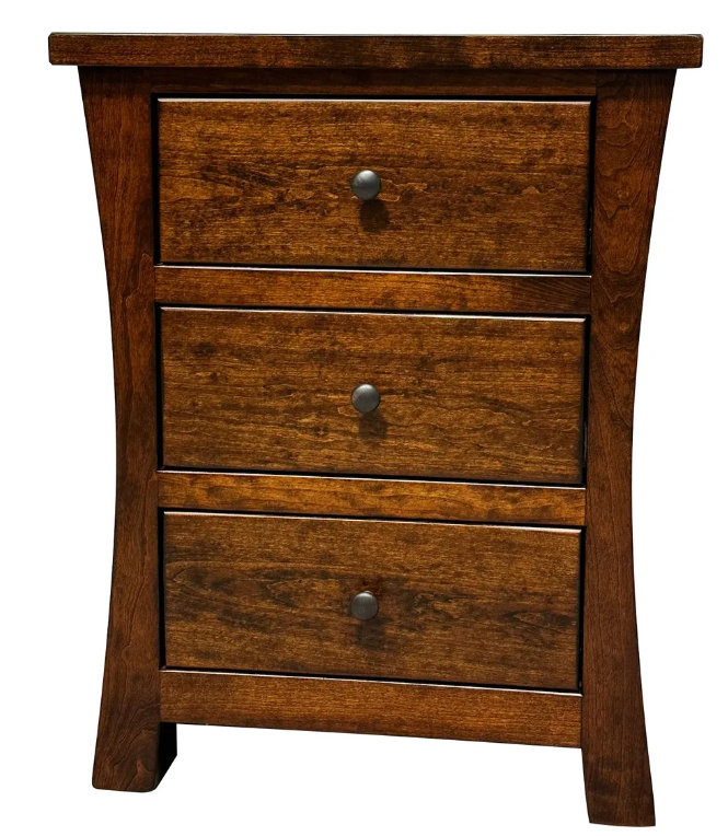 Customizable Cascadia 3-Drawer Nightstand