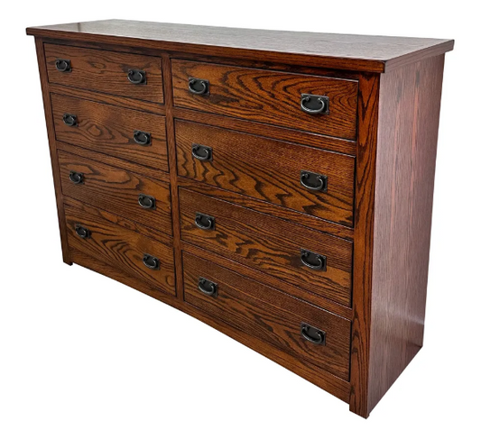 Customizable Classic Mission 8-Drawer Dresser