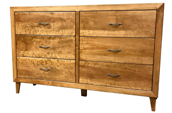 Customizable Mid-Century 6-Drawer Dresser