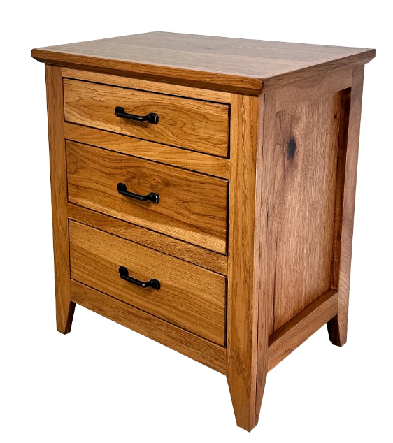 Customizable Shaker 3-Drawer Nightstand