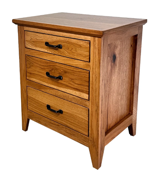 Customizable Shaker 3-Drawer Nightstand
