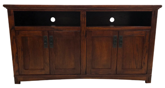 Customizable 60" Oak Lake TV Stand