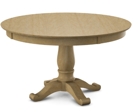 Parawood 52" x 52" Round Top w/Pedestal Build-a-Table
