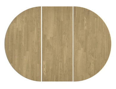 Parawood 42-60" x 42" Round Extension Top w/Pedestal Build-a-Table