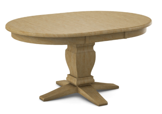 Parawood 42-60" x 42" Round Extension Top w/Pedestal Build-a-Table