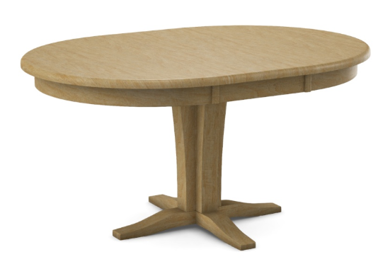 Parawood 42-60" x 42" Round Extension Top w/Pedestal Build-a-Table