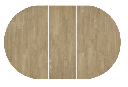 Parawood 54-72" x 42" Round Extension Top w/Pedestal Build-a-Table