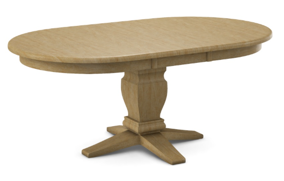 Parawood 54-72" x 42" Round Extension Top w/Pedestal Build-a-Table