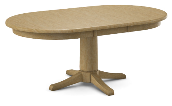 Parawood 54-72" x 42" Round Extension Top w/Pedestal Build-a-Table