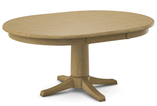 Parawood 48-66" x 48" Round Extension Top w/Pedestal Build-a-Table
