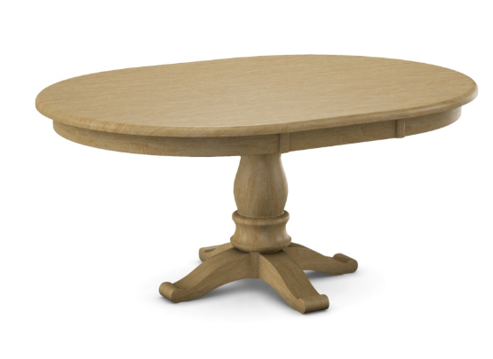 Parawood 48-66" x 48" Round Extension Top w/Pedestal Build-a-Table