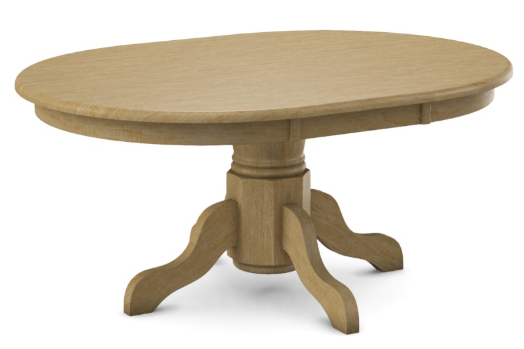 Parawood 48-66" x 48" Round Extension Top w/Pedestal Build-a-Table