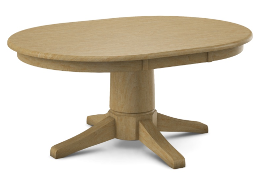 Parawood 48-66" x 48" Round Extension Top w/Pedestal Build-a-Table
